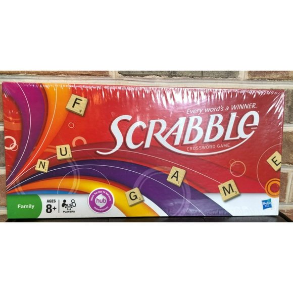 New Sealed Hasbro Scrabble Crossword Game - Picture 1 of 3